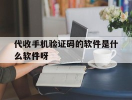 关于代收手机验证码的软件是什么软件呀的信息