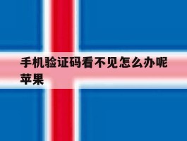 手机验证码看不见怎么办呢苹果