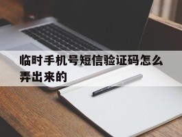 临时手机号短信验证码怎么弄出来的