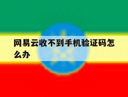 网易云收不到手机验证码怎么办