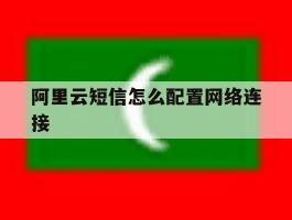 阿里云短信怎么配置网络连接
