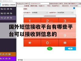 包含国外短信接收平台有哪些平台可以接收到信息的的词条