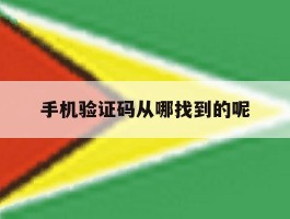 手机验证码从哪找到的呢