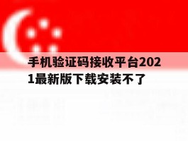 手机验证码接收平台2021最新版下载安装不了