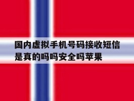 国内虚拟手机号码接收短信是真的吗吗安全吗苹果的简单介绍