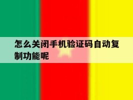 怎么关闭手机验证码自动复制功能呢